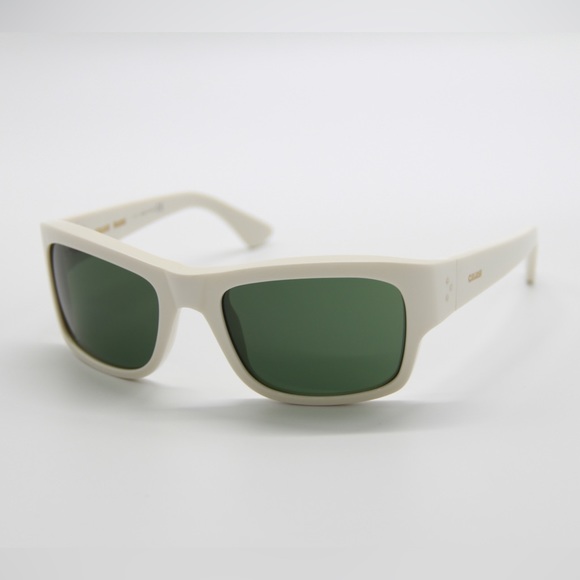 NEW CELINE CL40079I 25N WHITE GREEN UNISEX SUNGLASSES CELINE - Picture 3 of 11